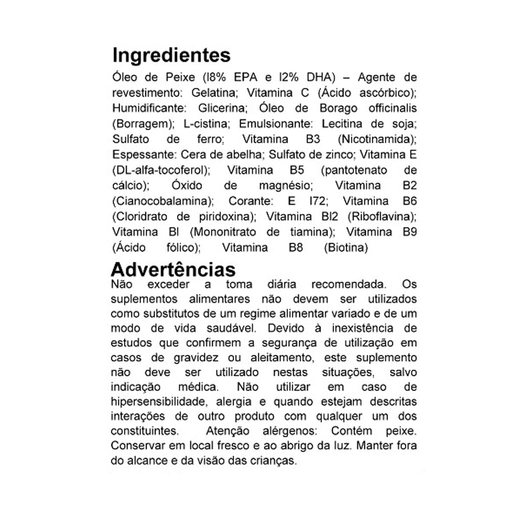 MOWA Cabelo &amp; Unha - Fortalecedor Natural 30 Cápsulas