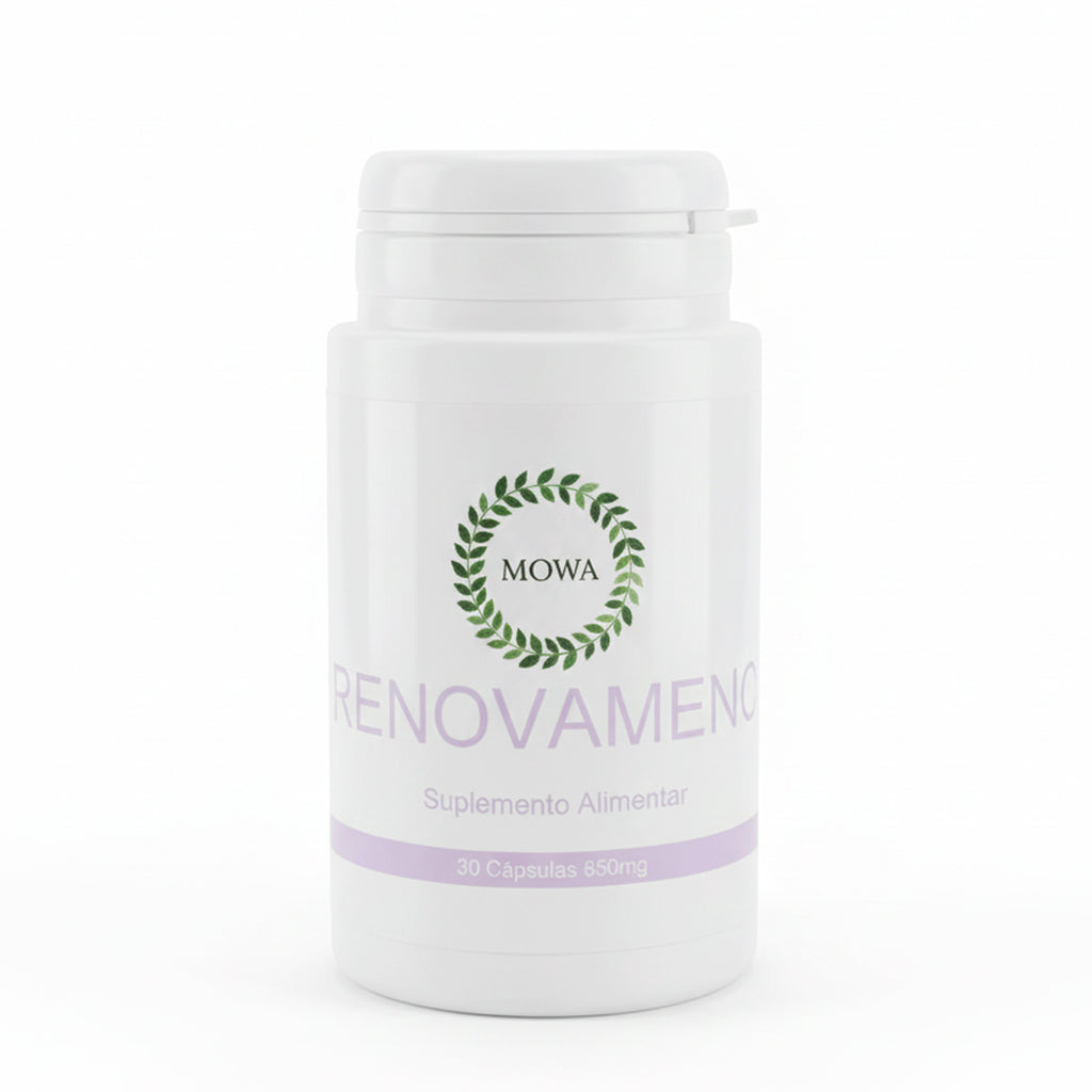 MOWA RENOVAMENO Menopausa - Equilíbrio Hormonal Feminino 30 Cápsulas